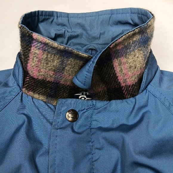 Vtg Woolrich Womens XL Chore Coat Jacket Blue Wool Lined USA Made Workwear READ - Picture 13 of 16